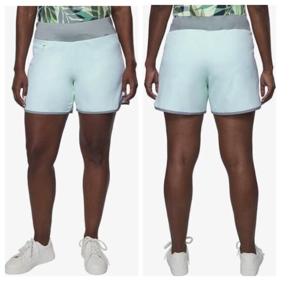Hang Ten Women's 5" Hybrid Shorts Mint Size XL - Picture 1 of 13